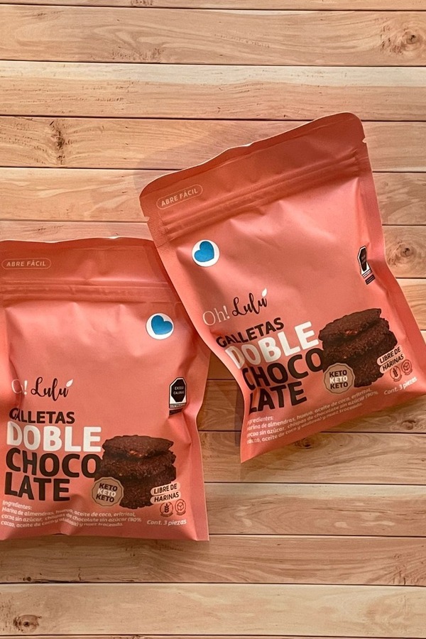Galletas doble chocolate